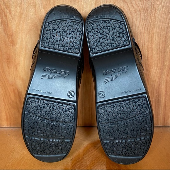 Womens 8 / 38 Dansko Pro XP Mules Clogs Black Metallic SEF1516 - Picture 7 of 8